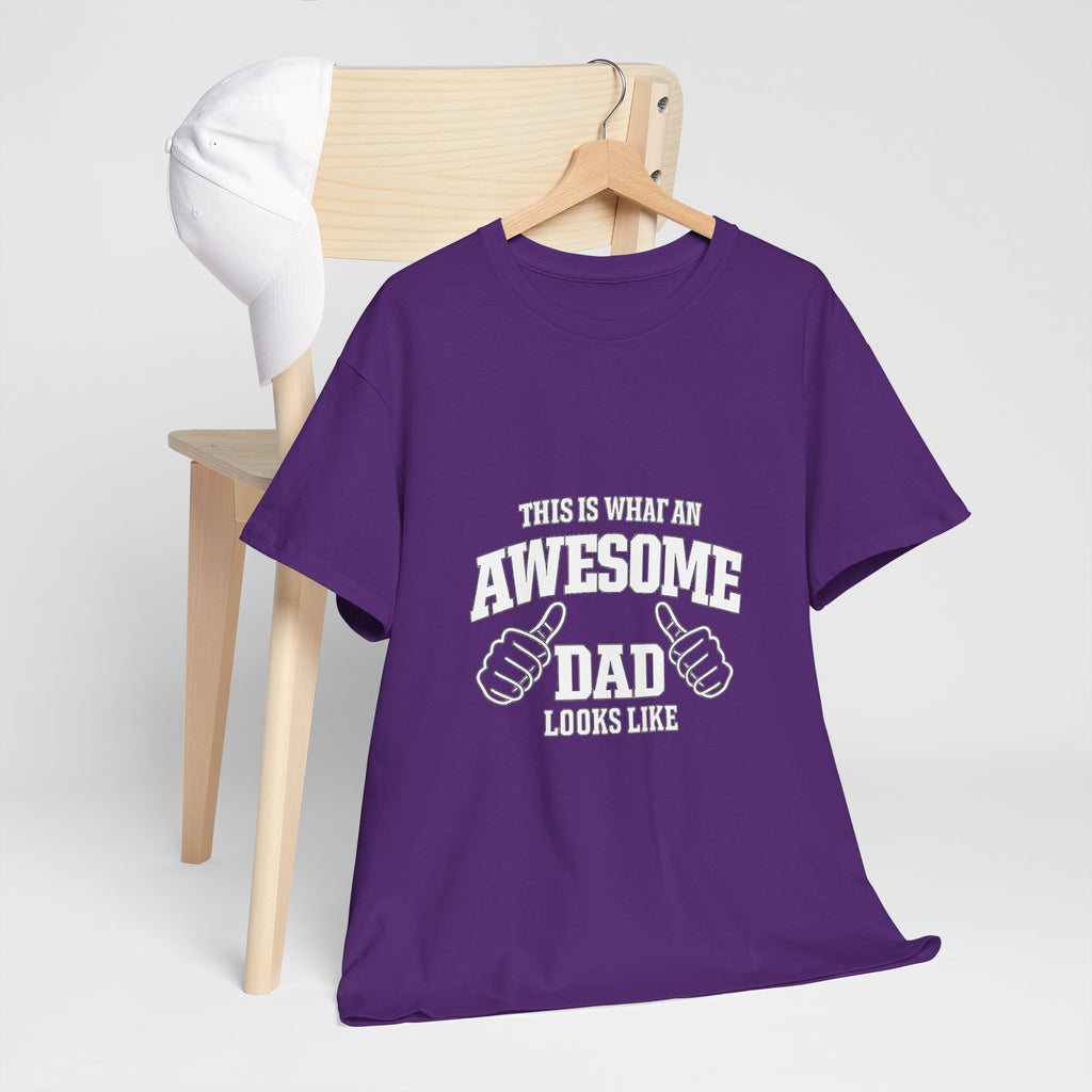 Awesome Dad T-Shirt | "This Is What An Awesome Dad Looks Like", Fathers Day Tee