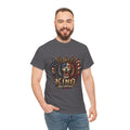 Patriotic Lion King tee | American Flag Crown graphic T-Shirt