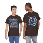Detroit Basketball Lion Graphic Tee | City Streetball Detroit D Logo