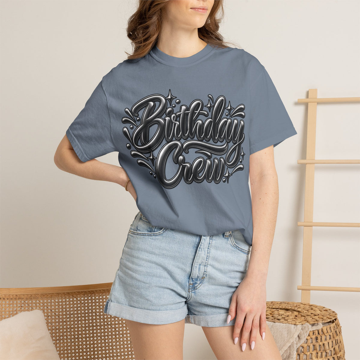 Birthday Crew Graphic T-Shirt