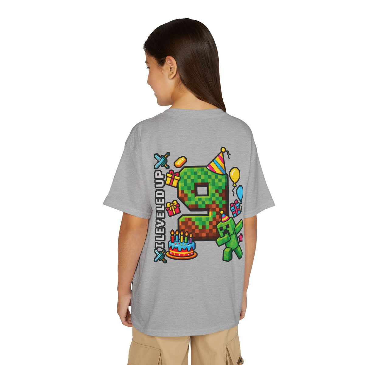 Minecraft Birthday Youth T-Shirt – “Bruh, It’s My Birthday” Gamer Party Tee