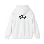 Detroit Cityscape collage Hoodie | 313 skyline graphic sweatshirt