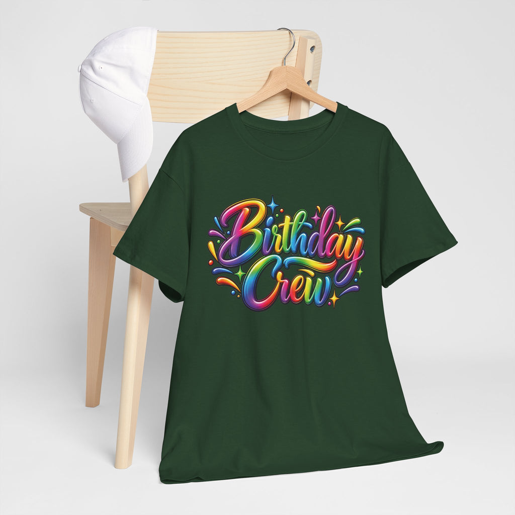 Birthday Crew Colorful Celebration T-Shirt