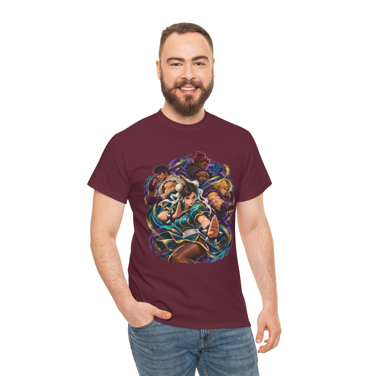 Street Fighter Characters Graphic T-Shirt