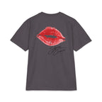 Sabrina C Collage Pinup Portraits T-Shirt | Retro Lip Print Tee