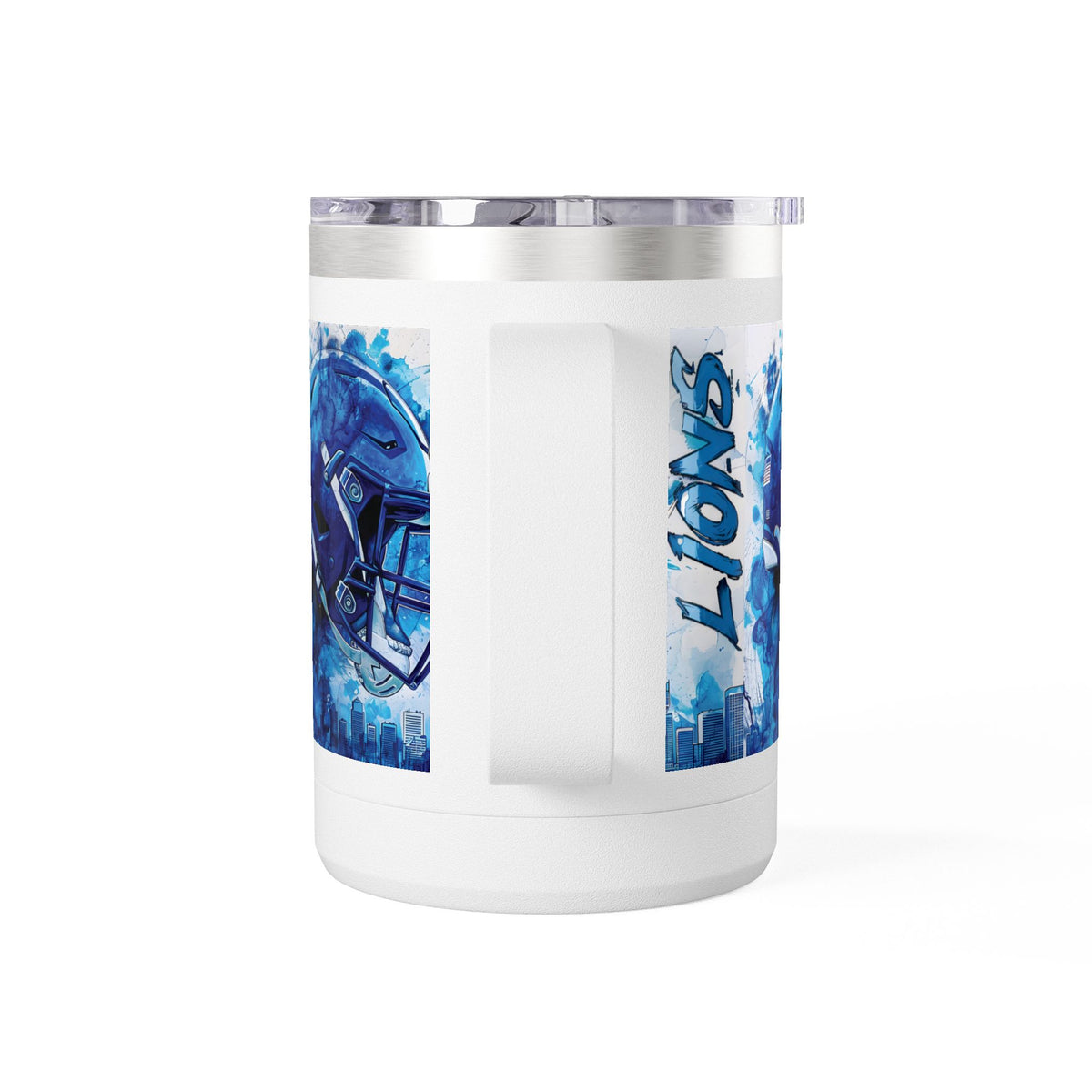 Blue Football Helmet Lions mug | 15oz Tumbler