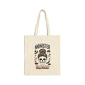 Momster Skull Mom Tote bag | Halloween Momster Canvas Tote, Spooky Mom Shopper