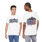 Detroit Script Tee | 313 Drip Skyline T-Shirt