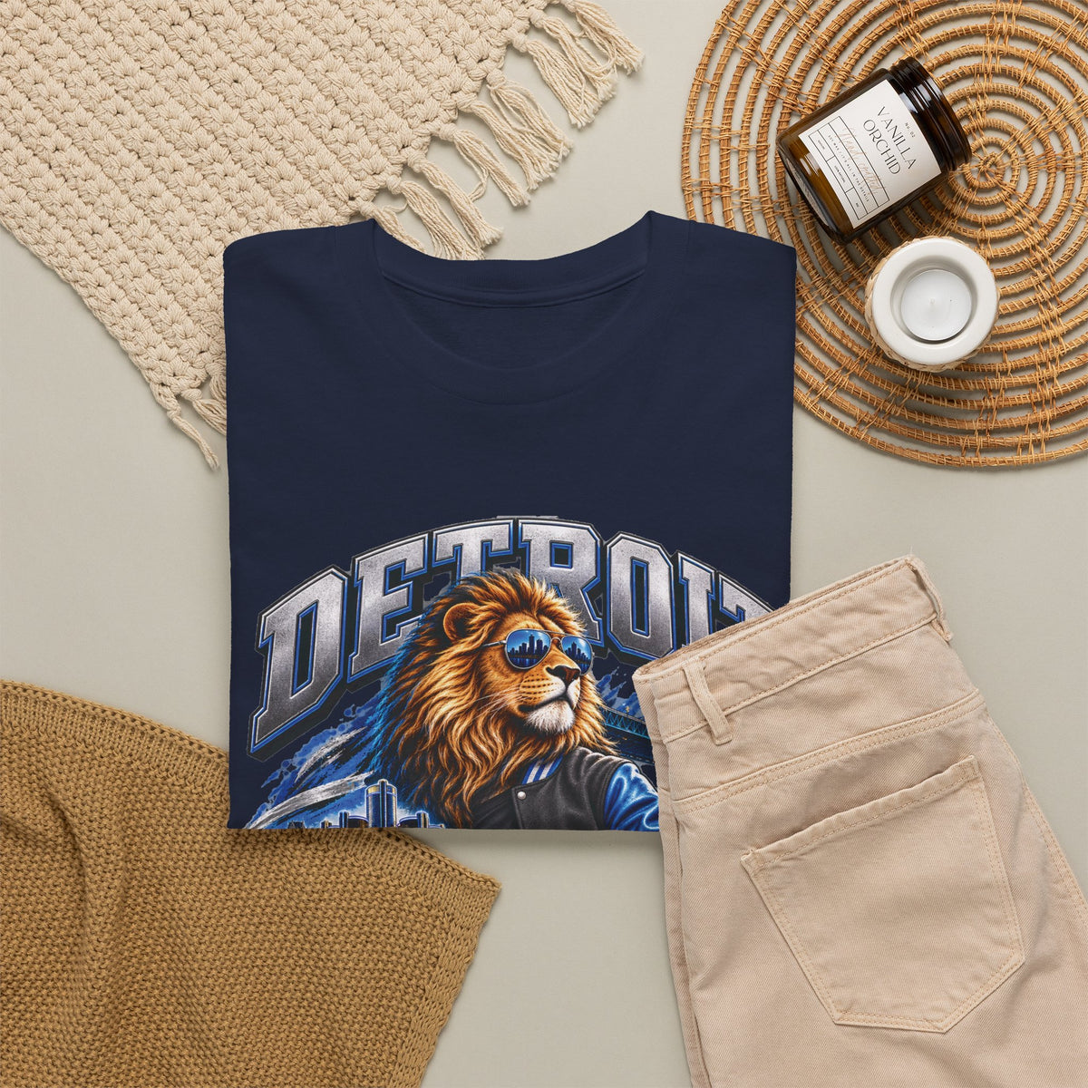 Detroit Lions Football Graphic T-Shirt