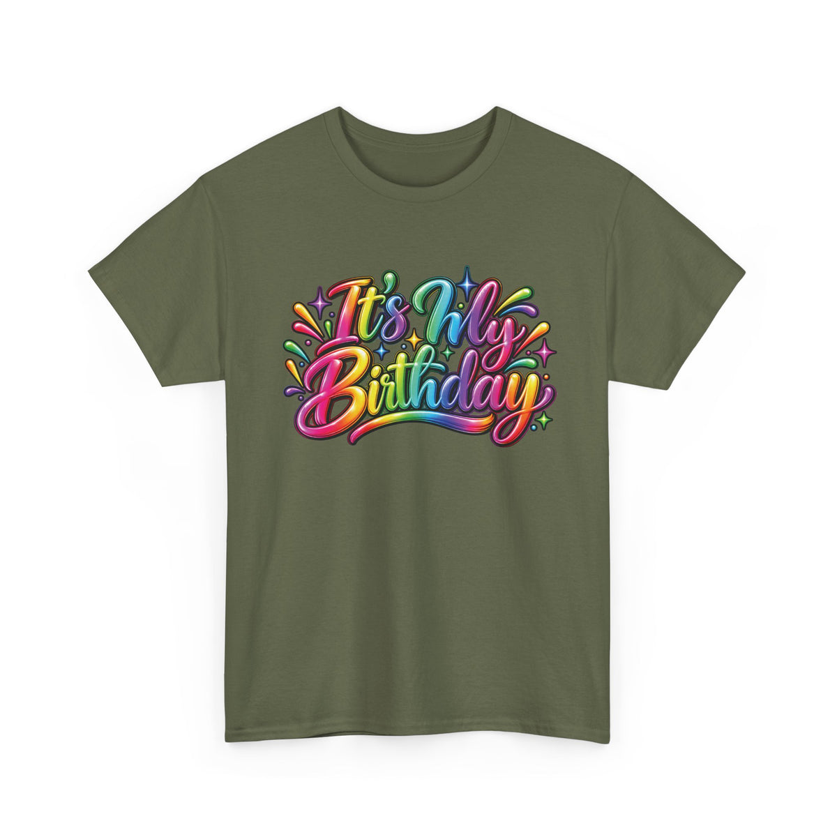 It’s My Birthday Colorful Celebration T-Shirt
