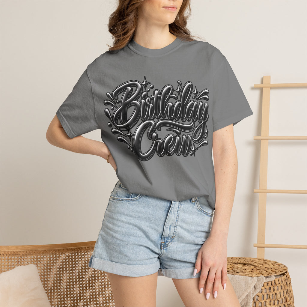Birthday Crew Graphic T-Shirt