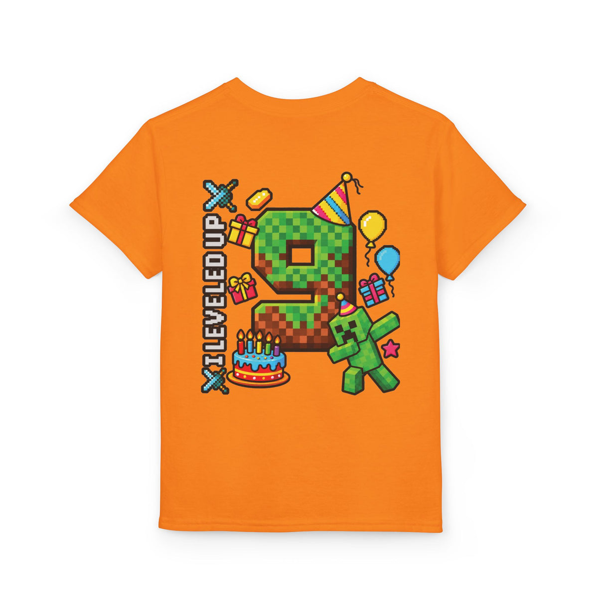 Minecraft Birthday Youth T-Shirt – “Bruh, It’s My Birthday” Gamer Party Tee