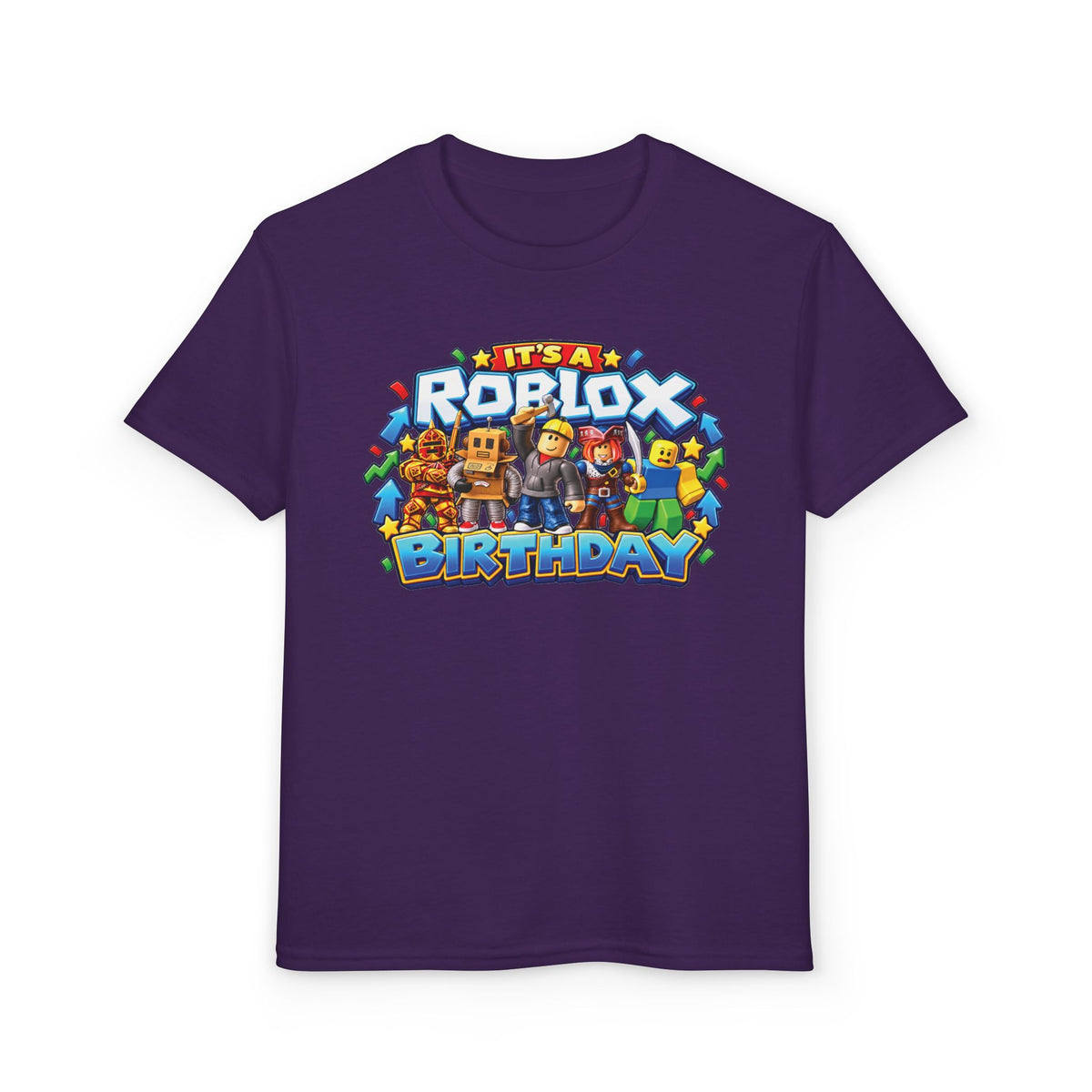 Roblox Birthday Leveling Up to 10 Youth T-Shirt