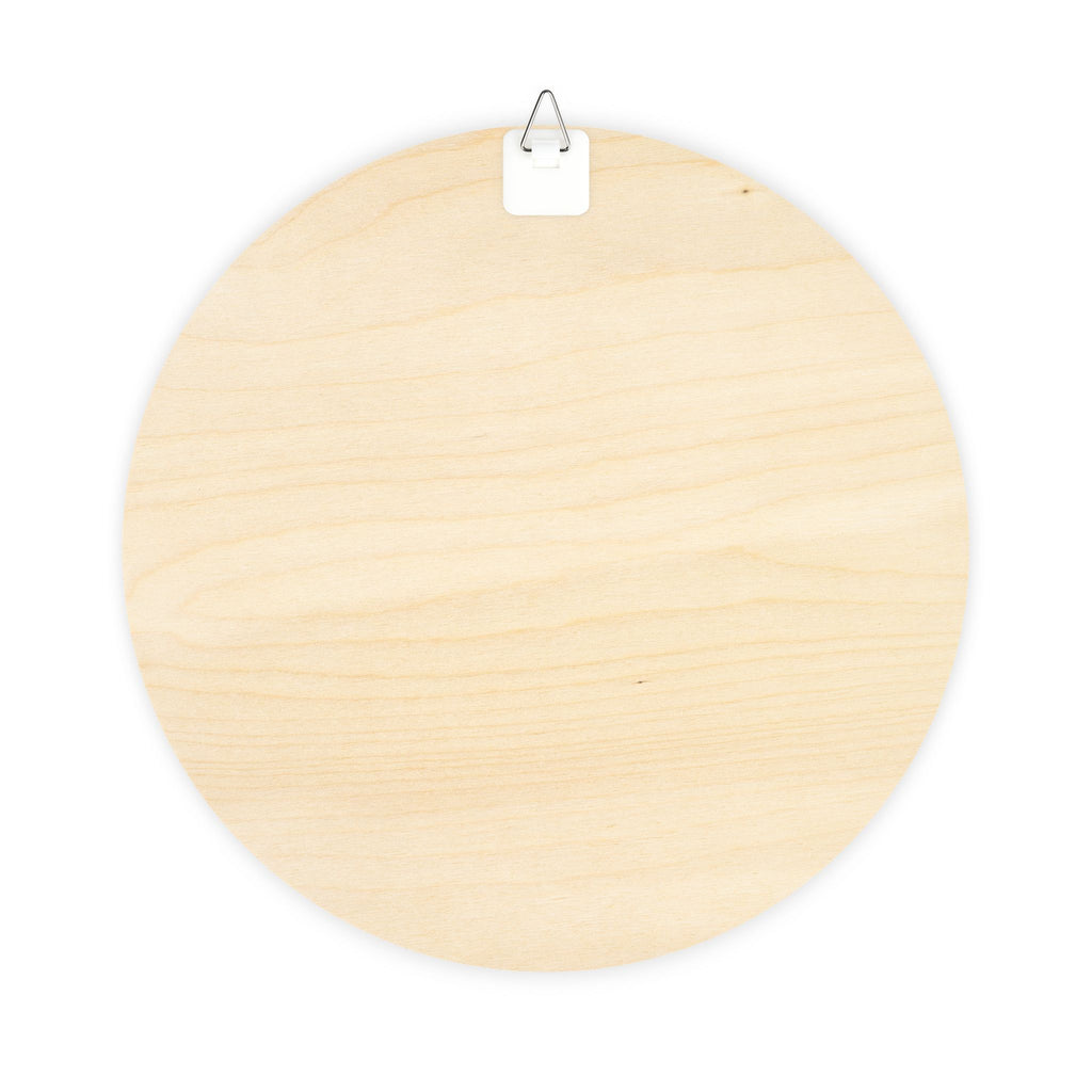 Blessed Wreath Wood Sign | Round Wall Decor