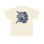 Detroit Basketball Lion Graphic Tee | City Streetball Detroit D Logo