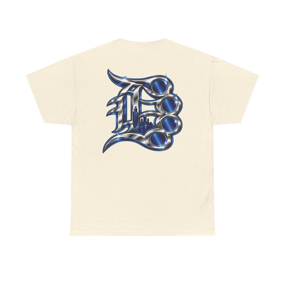 Detroit Basketball Lion Graphic Tee | City Streetball Detroit D Logo