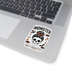 Momster Skull Hair Bun Sticker | Halloween Kiss-Cut Sticker