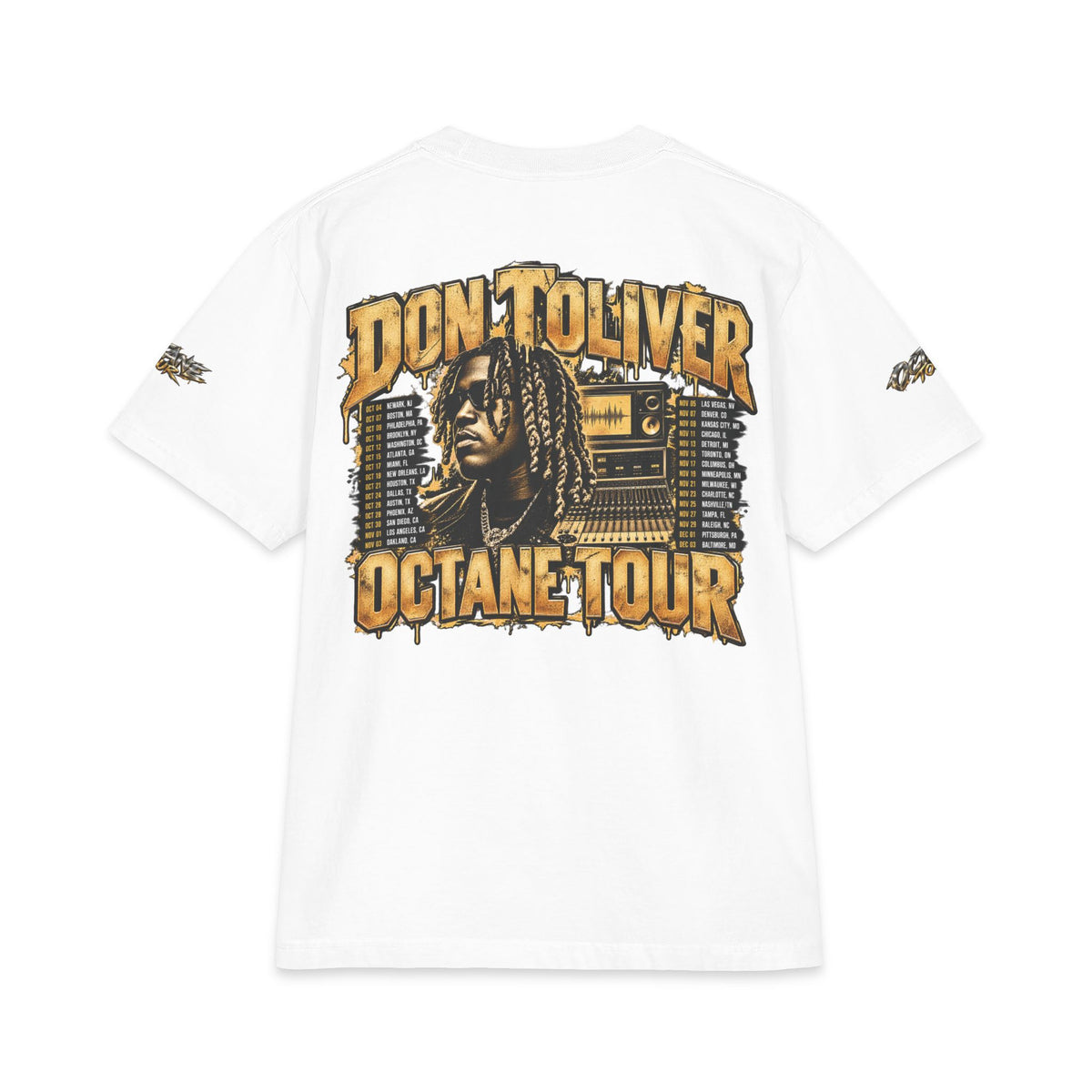 Don Toliver Octane Tour graphic tee | Rapper portrait concert shirt