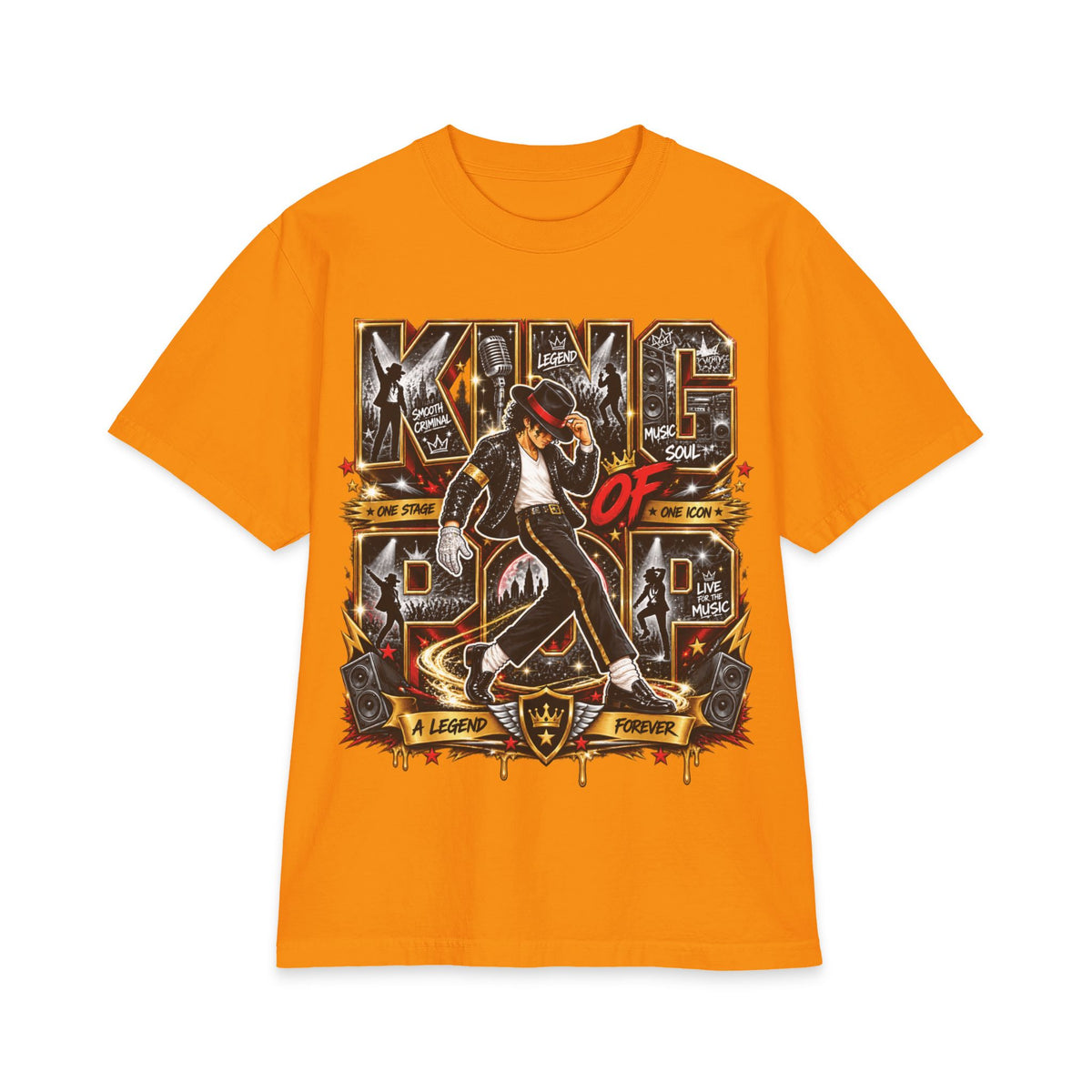 King of Pop T-Shirt | Michael Jackson Tribute Graphic Tee