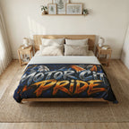 Motor City Pride Lion & Tiger Cotton Duvet Cover