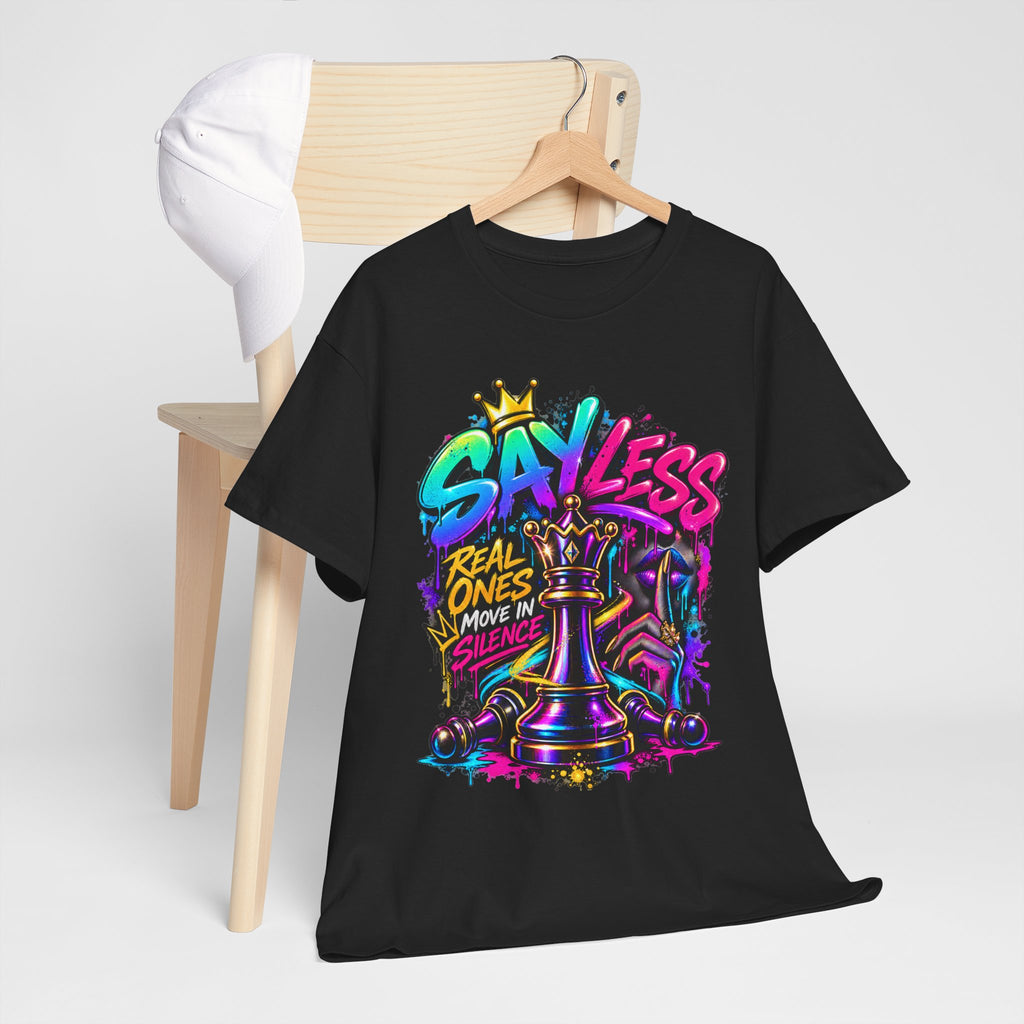 Say Less Chess King Tee | Graffiti Chess Piece Streetwear