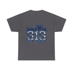 Detroit Brass Knuckles graphic tee | 313 Skyline Drip T-Shirt