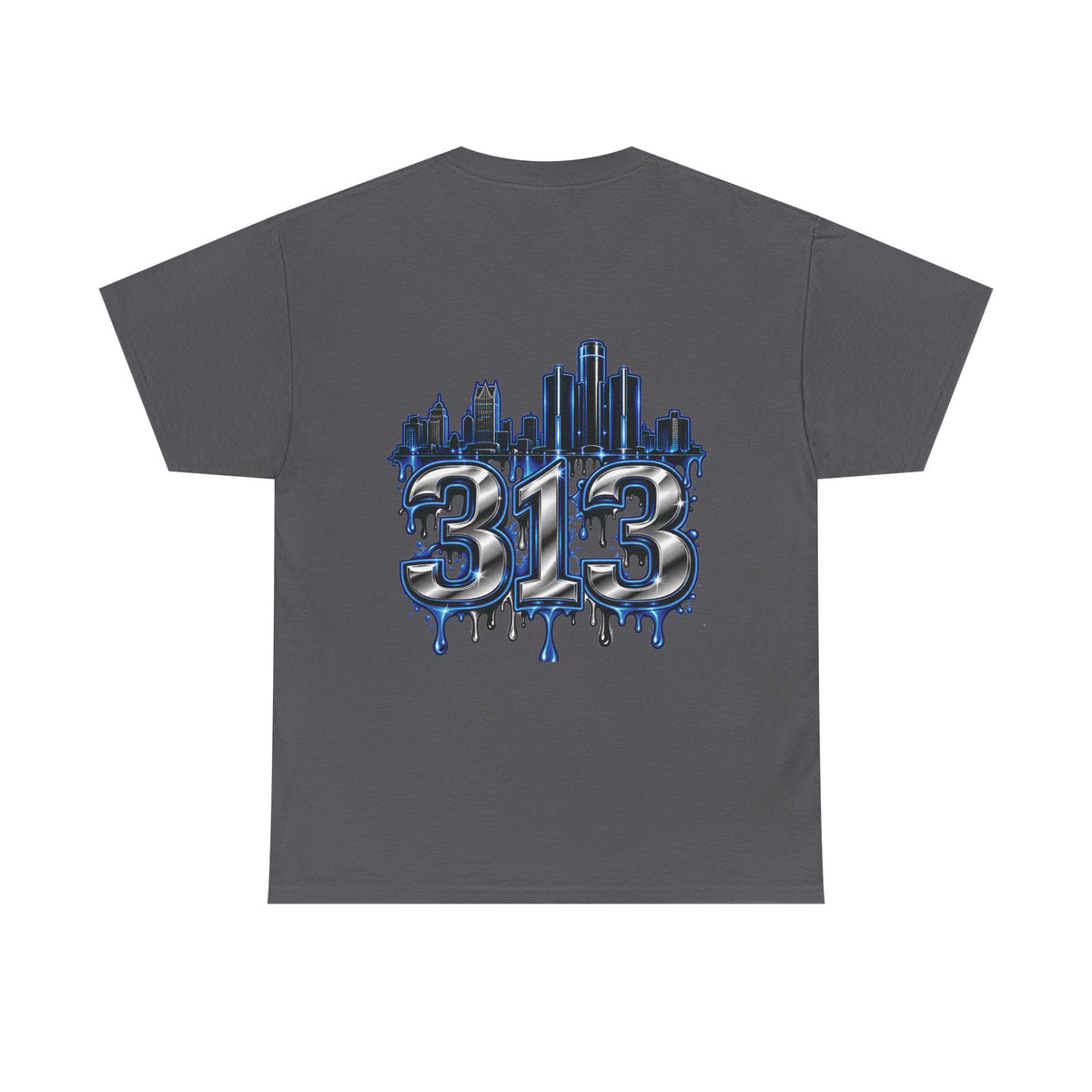 Detroit Brass Knuckles graphic tee | 313 Skyline Drip T-Shirt