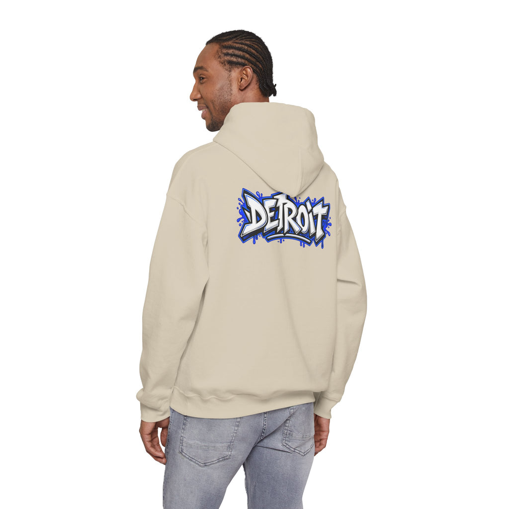 Detroit Graffiti Lion Hoodie | Detroit Drip Streetwear Sweatshirt
