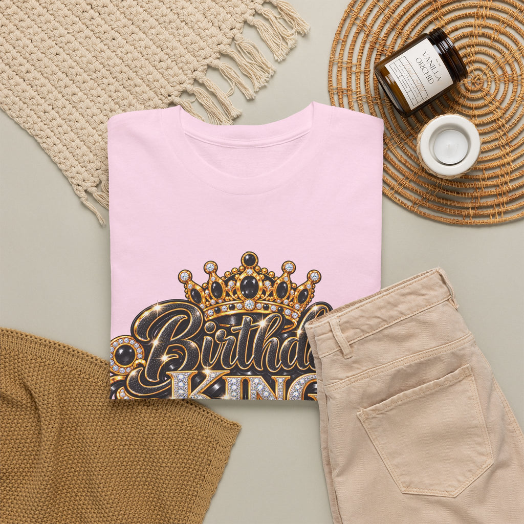 Birthday King Crown Graphic T-Shirt