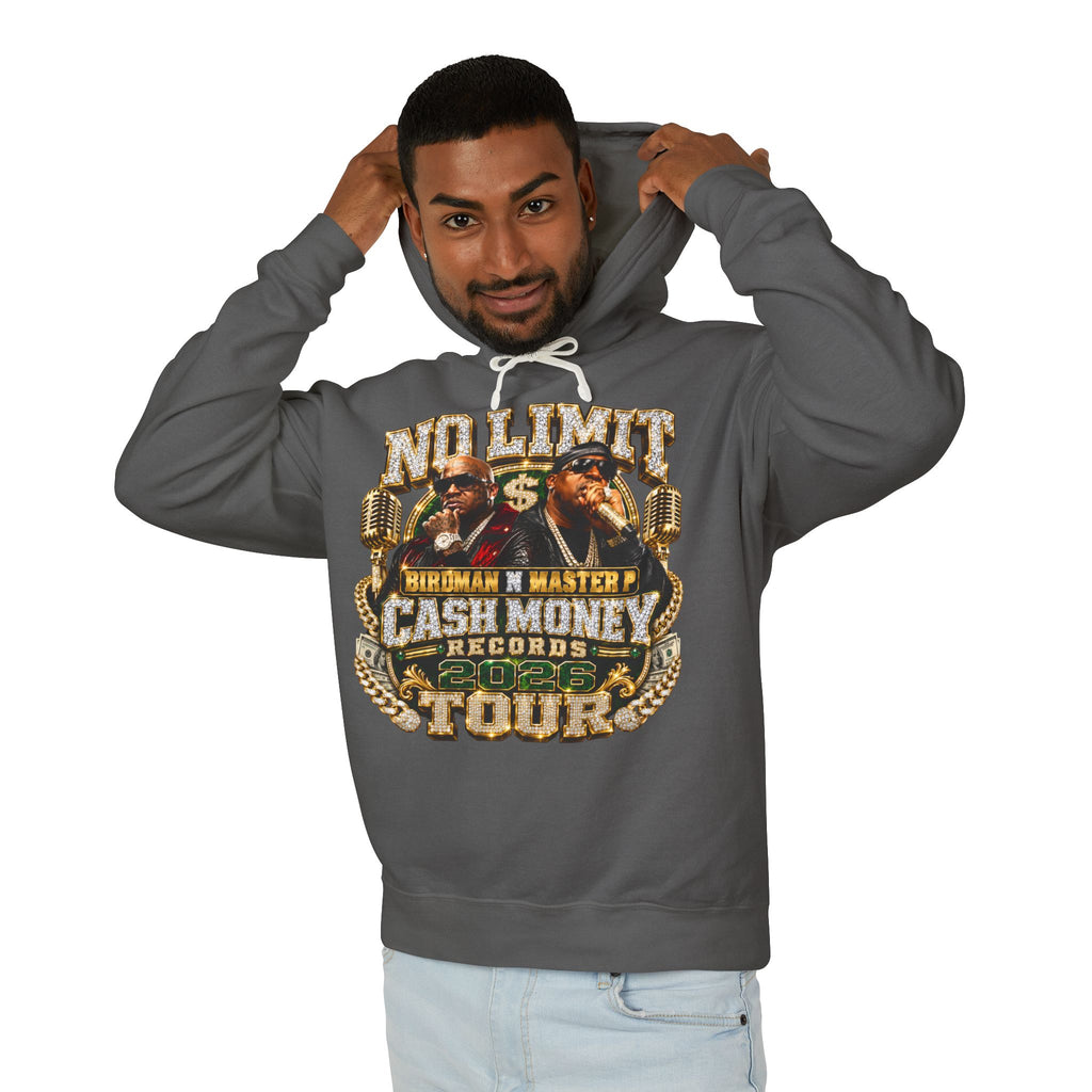 No Limit Cash Money Tour Hoodie | Vintage Rap Tour Graphic Hoodie