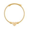 Engravable Heart Cuff Bracelet, Personalized Heart Cuff