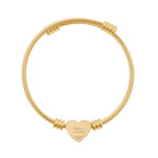 Engravable Heart Cuff Bracelet, Personalized Heart Cuff