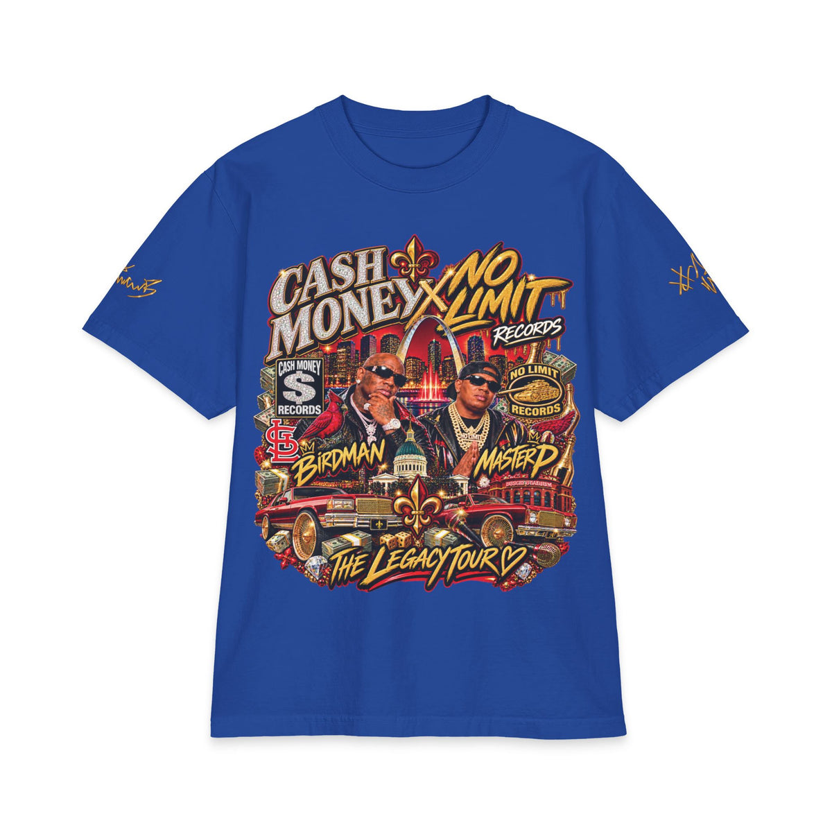 Cash Money No Limit Tour T-Shirt | Vintage Hip Hop Concert Tee