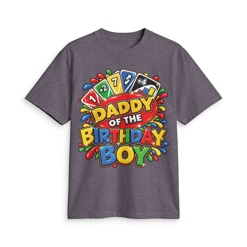 Daddy of the Birthday Boy T Shirt | Colorful Card Game Party Tee