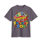 Daddy of the Birthday Boy T Shirt | Colorful Card Game Party Tee