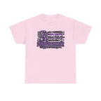 Fibromyalgia Purple Ribbon Awareness Flag Tee | Fibromyalgia Support