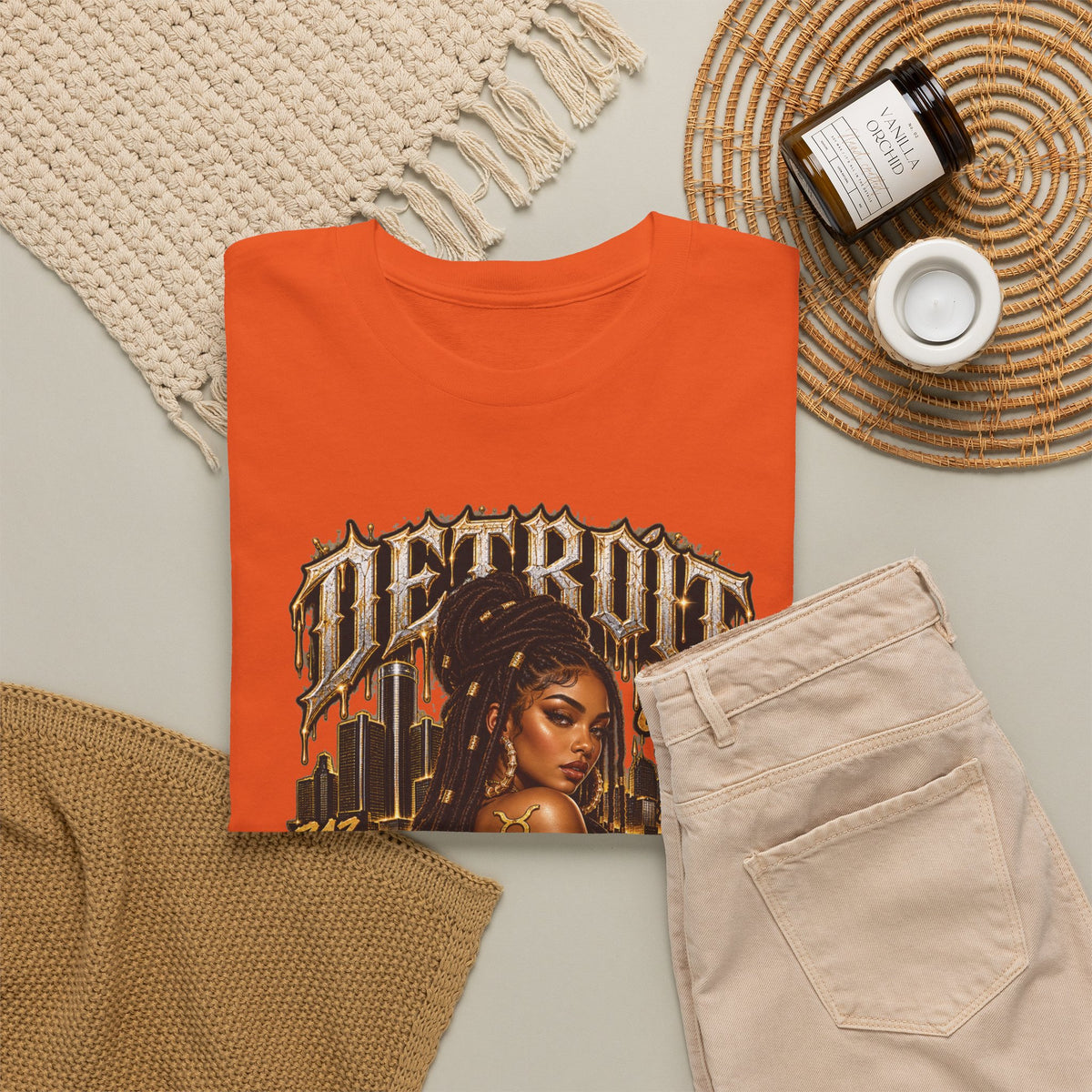 Detroit Taurus Graphic Tee | Zodiac City 313 Illustration