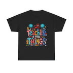 Teacher of Little Things T-Shirt | Colorful Dr. Seuss Style Kids Classroom Tee
