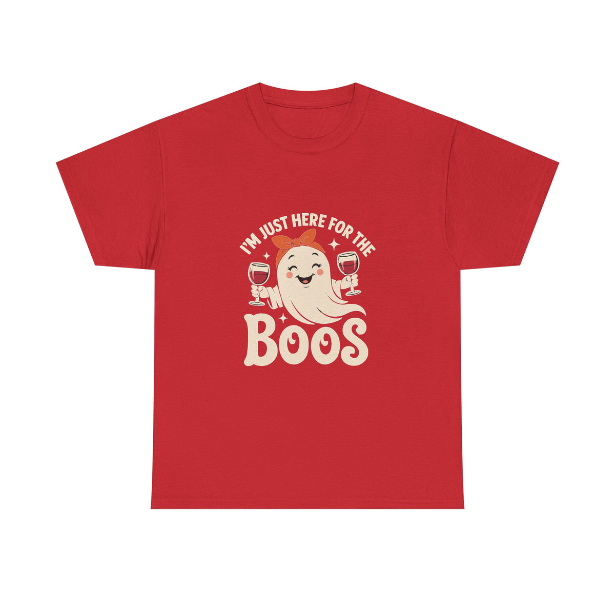 Rosie Ghost with Wine Boos T-Shirt | Halloween Wine Lover Tee