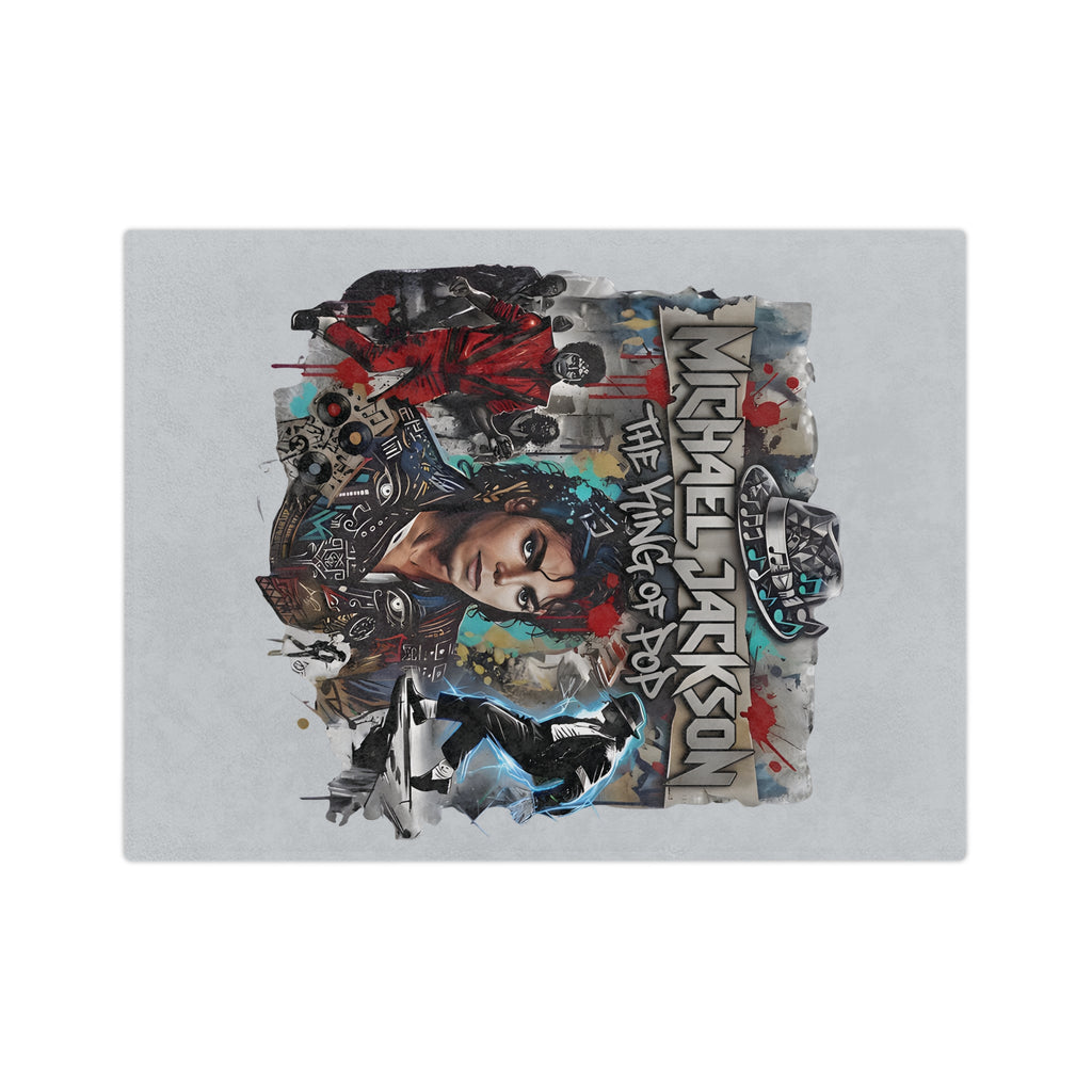 Michael Jackson The King of Pop Blanket | Velveteen Microfiber Throw