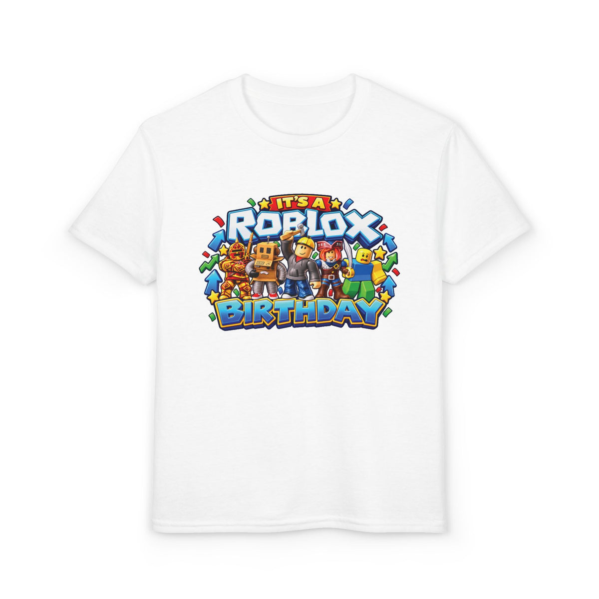 Roblox Birthday Leveling Up to 11 Youth T-Shirt