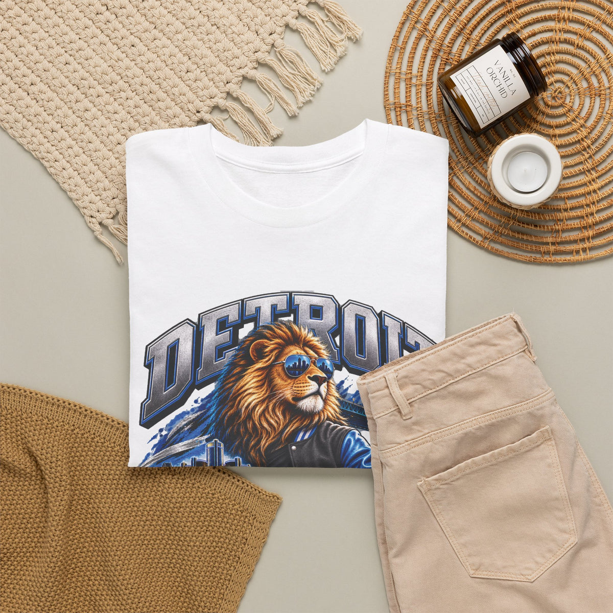 Detroit Lions Football Graphic T-Shirt
