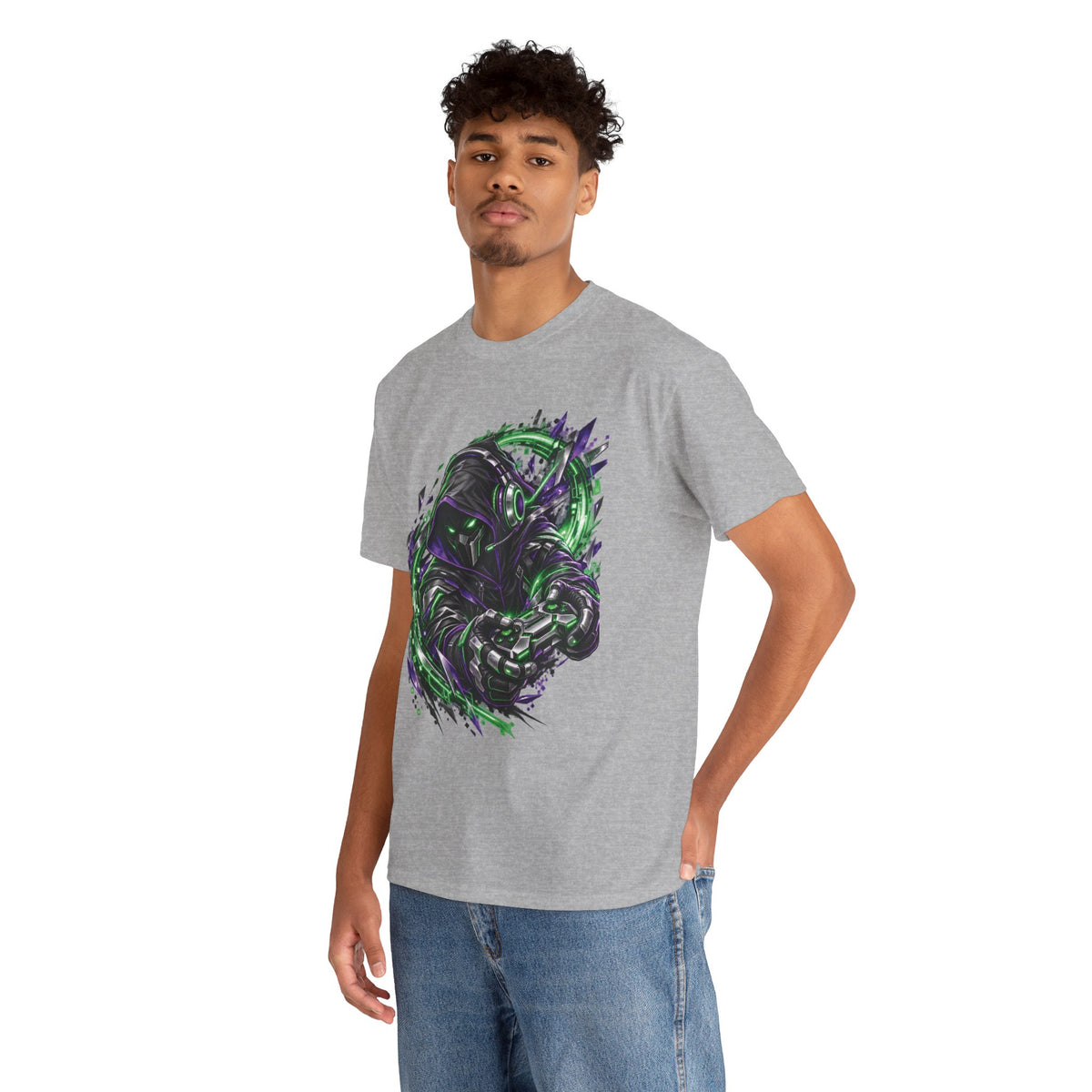 Dark Fantasy Samurai Warrior Video Game T-Shirt