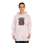 Built to Protect her Peace Couples College Hoodie