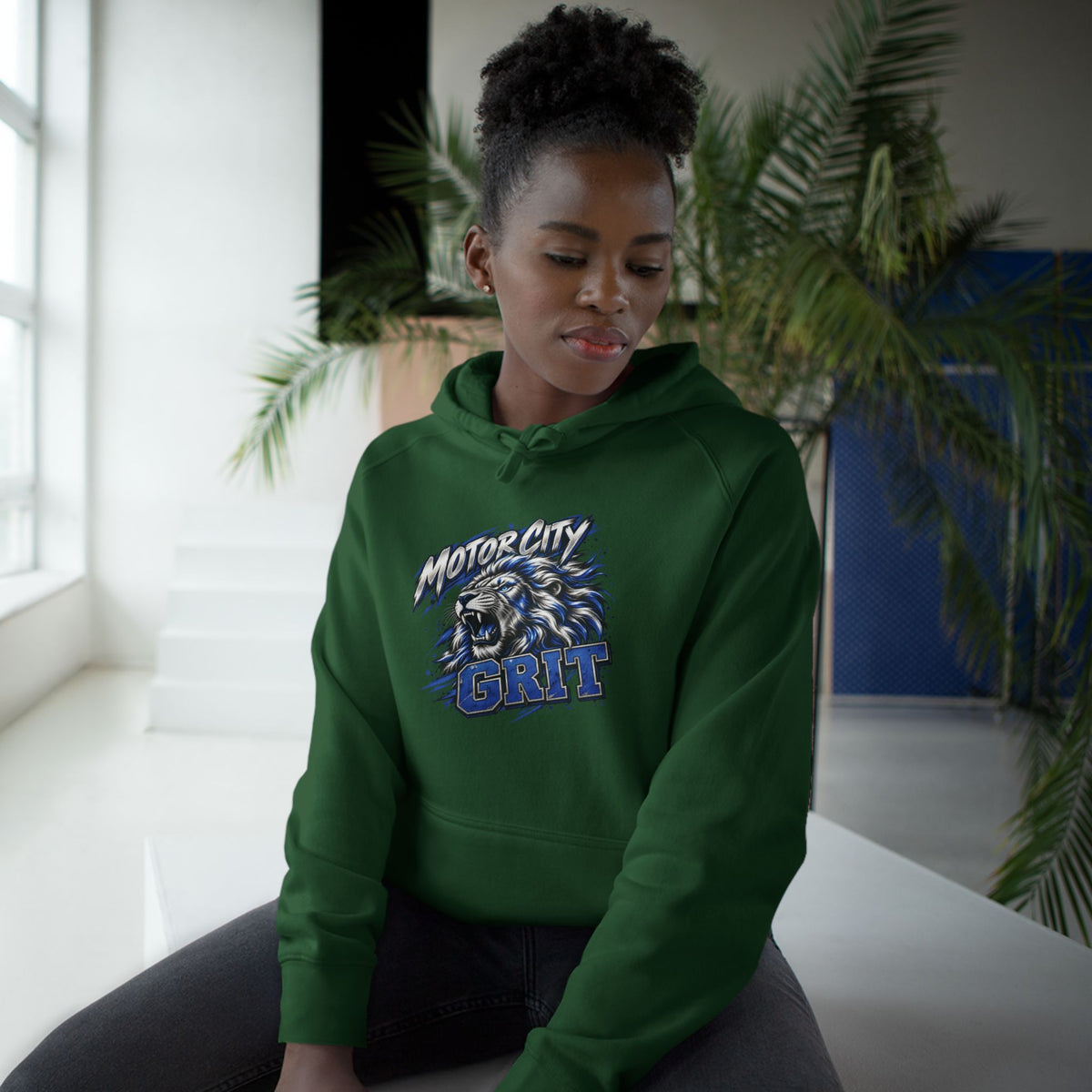 Detroit Michigan Motor City Football Spirit Hoodie