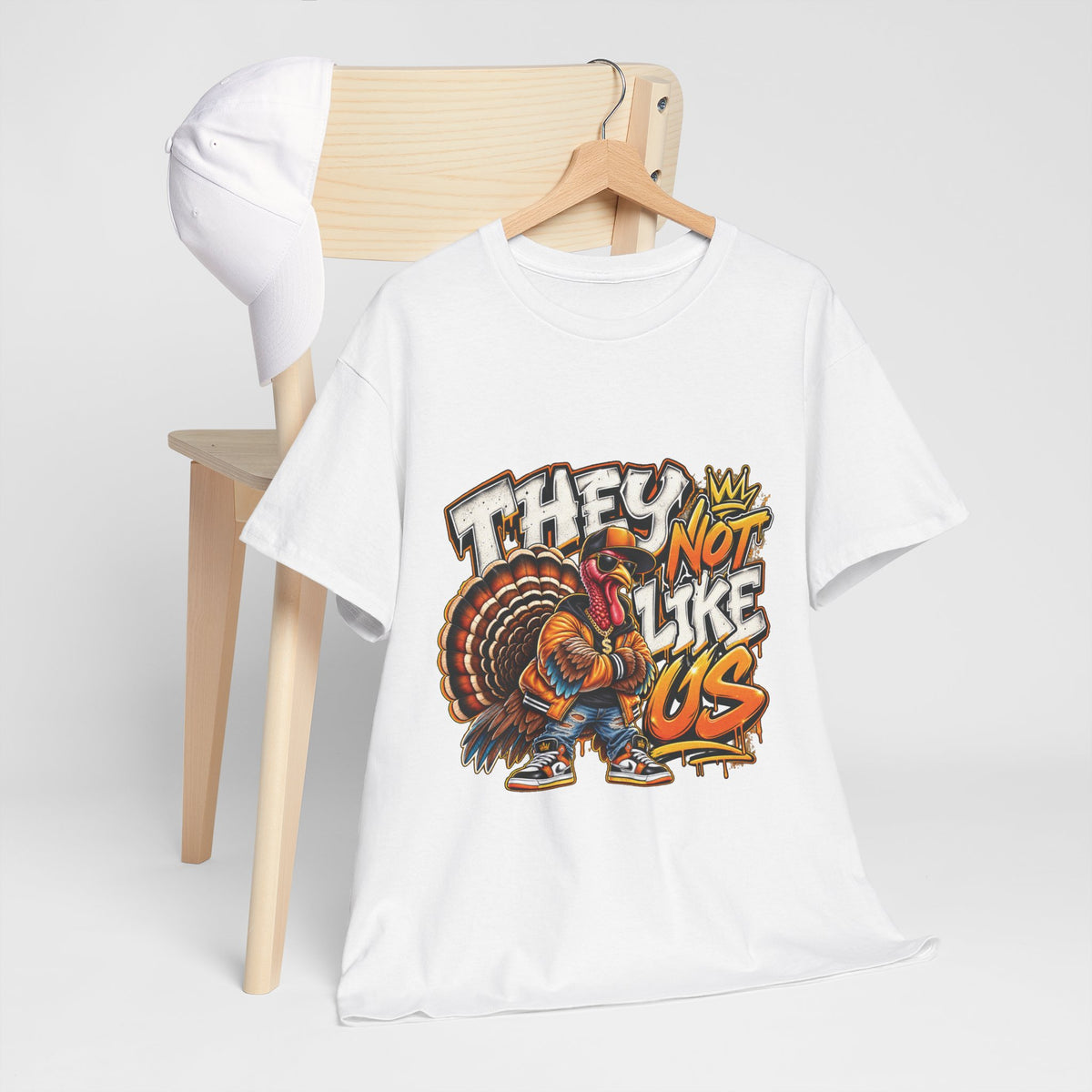 They Not Like Us Turkey Tee | Streetwear Thanksgiving Graphic Shirt