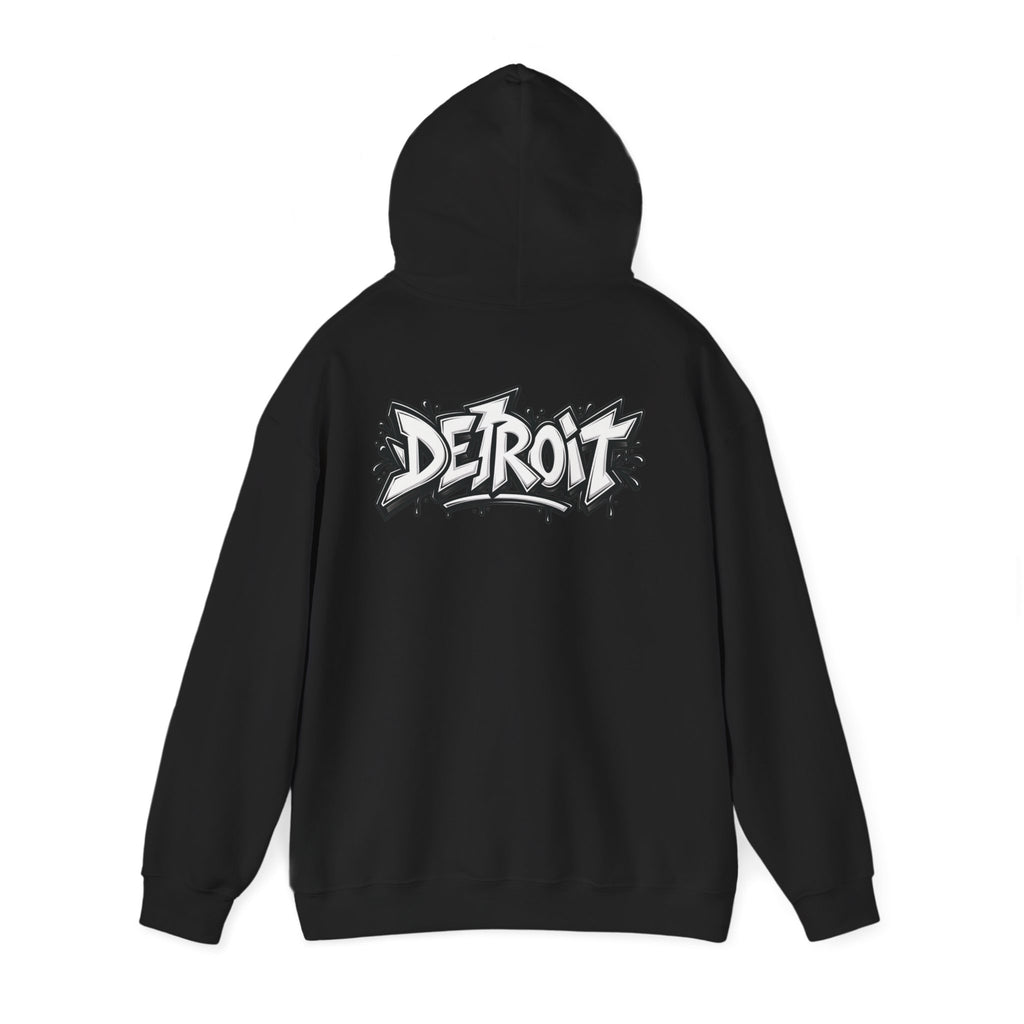 Detroit Graffiti Lion Hoodie | Colorful Street Art Pullover
