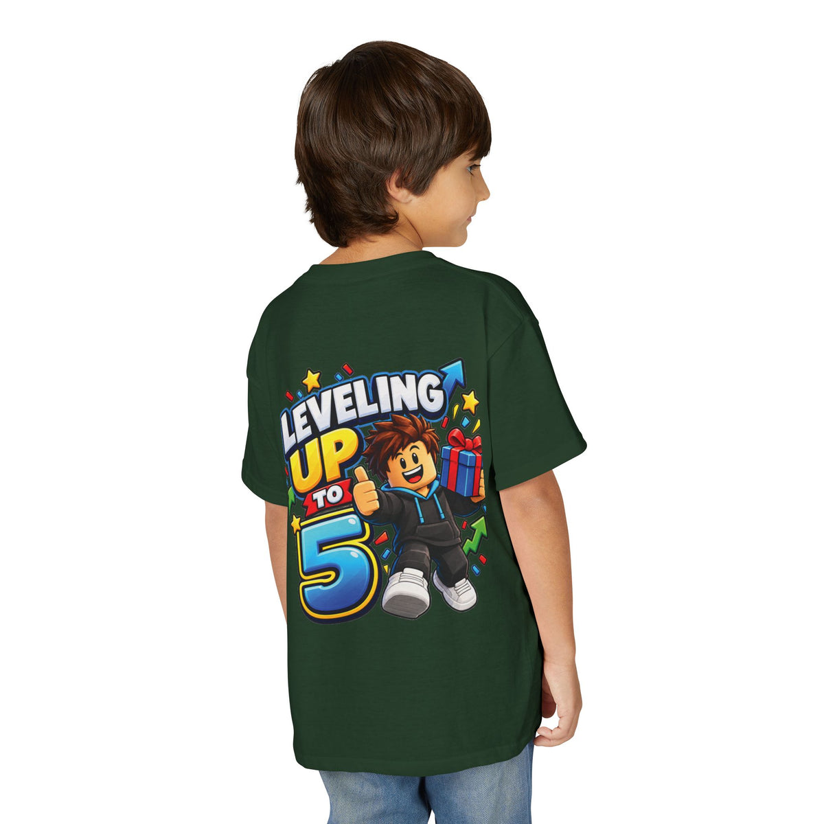 Roblox Birthday “Leveling Up to 5” Youth T-Shirt