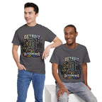 Detroit D Skyline Determined True Grit T-Shirt | City Pride Tee