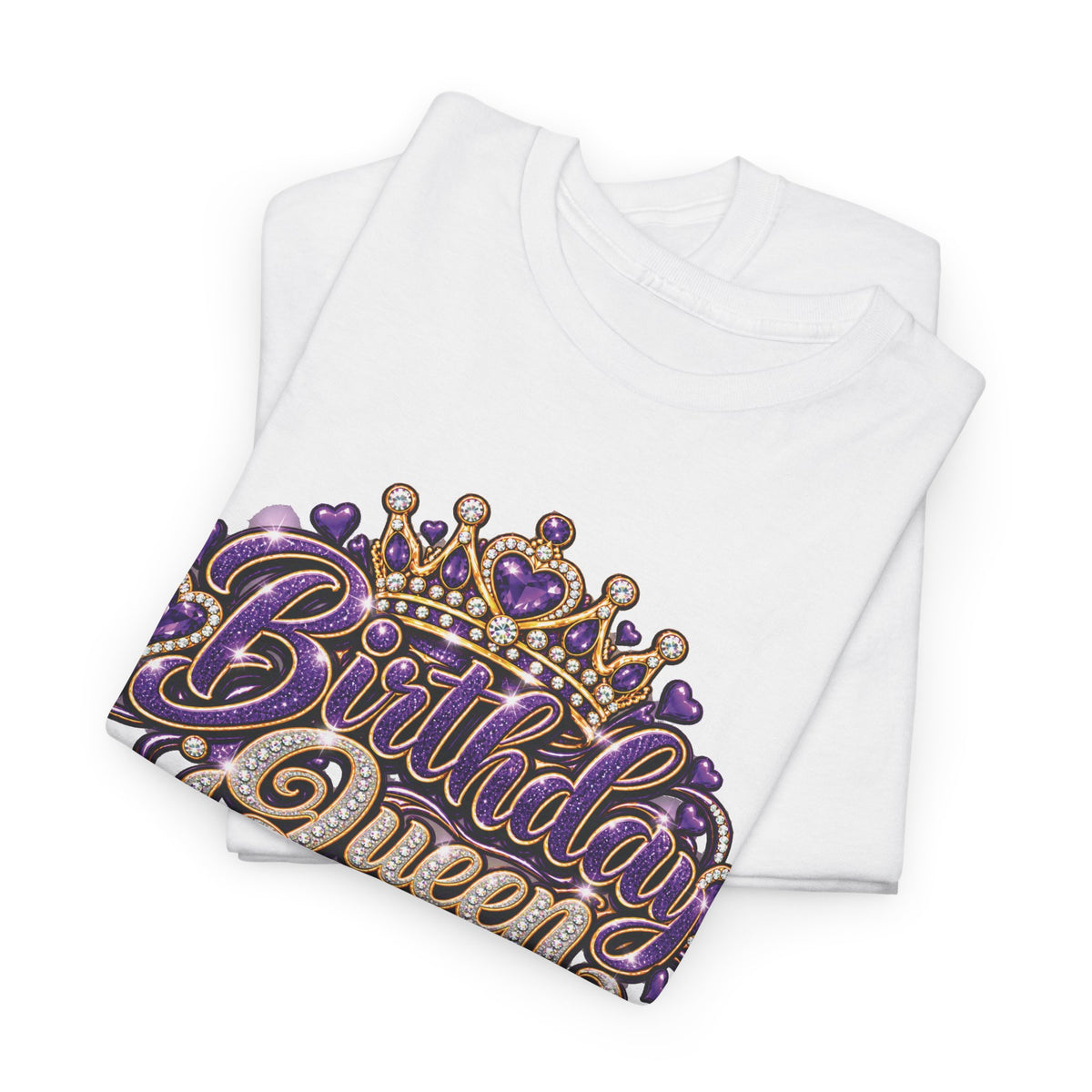 Birthday Purple Queen Graphic T-Shirt